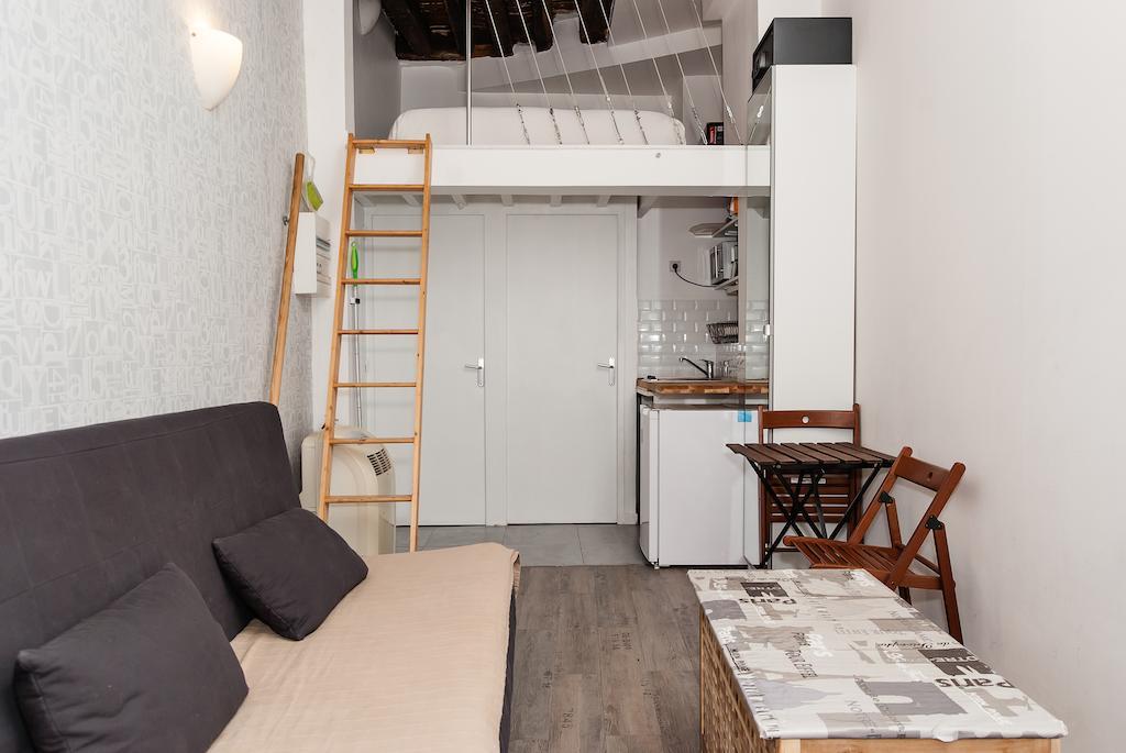 Studio Petit Pompidou Paris Quarto foto
